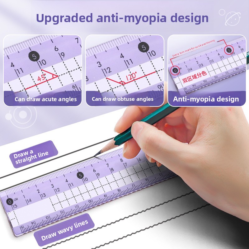 8 Pcs Geometry Set for Student - огляд і ціна Math Geometry Set With Compass