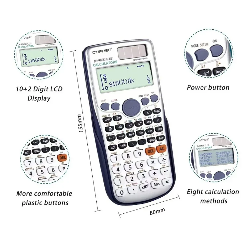 Scientific Calculators Button  - огляд і ціна Scientific Calculator For Secondary School